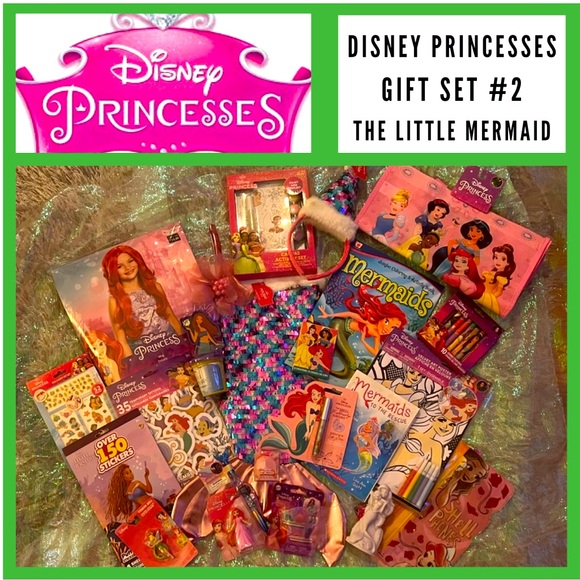 NEW:Kid Pack Over 200 ITEMS Disney Princesses: The Little Mermaid Themed Set #2 - Picture 1 of 11